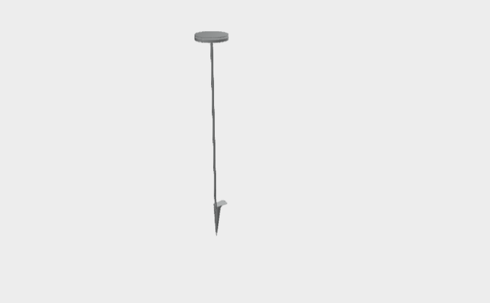 Download 3ds model Chiodo 110 Spike Platek