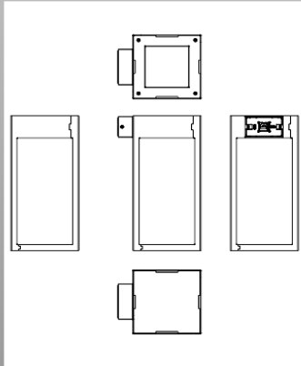 Download dwg CAD model eterea L Wall 2D Platek 