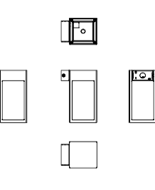 Download dwg CAD model Eterea S Wall 2D Platek