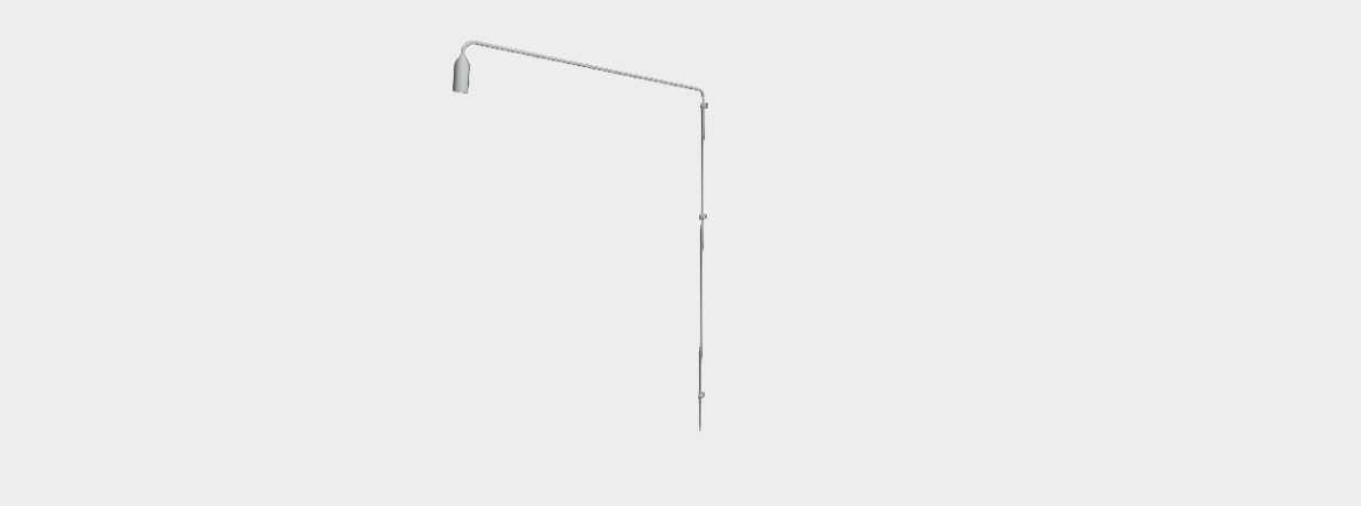 Download 3ds model Flamingo 140 long wall bracket