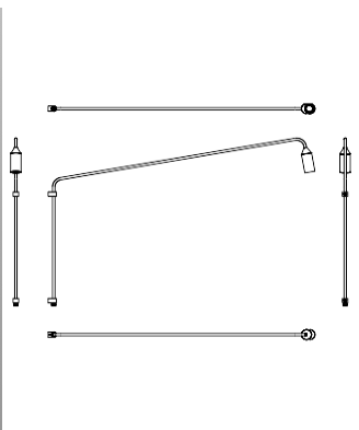 Download 2D dwg CAD Flamingo 140 short wall mounted