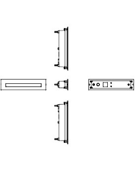 Download dwg CAD model Frame 2D 