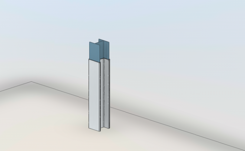 Download revit model F62 Spray Steel columns and beams