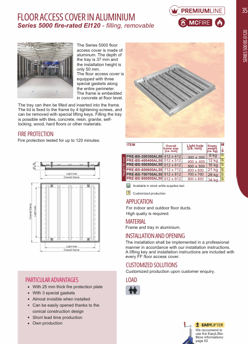 Download technical information 5000 BS FF Systems 