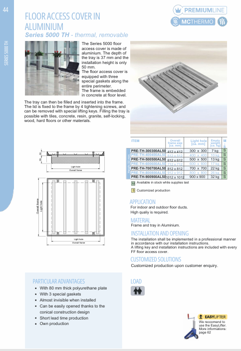 Download technical information 5000 TH EN FF Systems