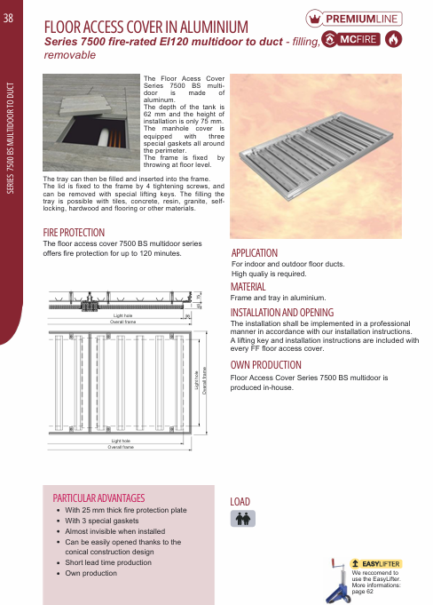 Download technical information 7500 BS Alu EI120 EN
