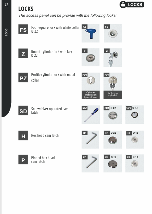 Download technical information Locks EN FF Systems