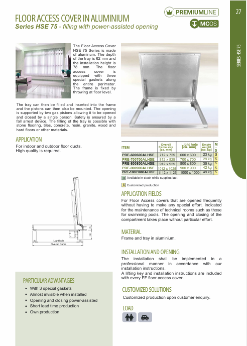 Download technical information HSE75 EN 