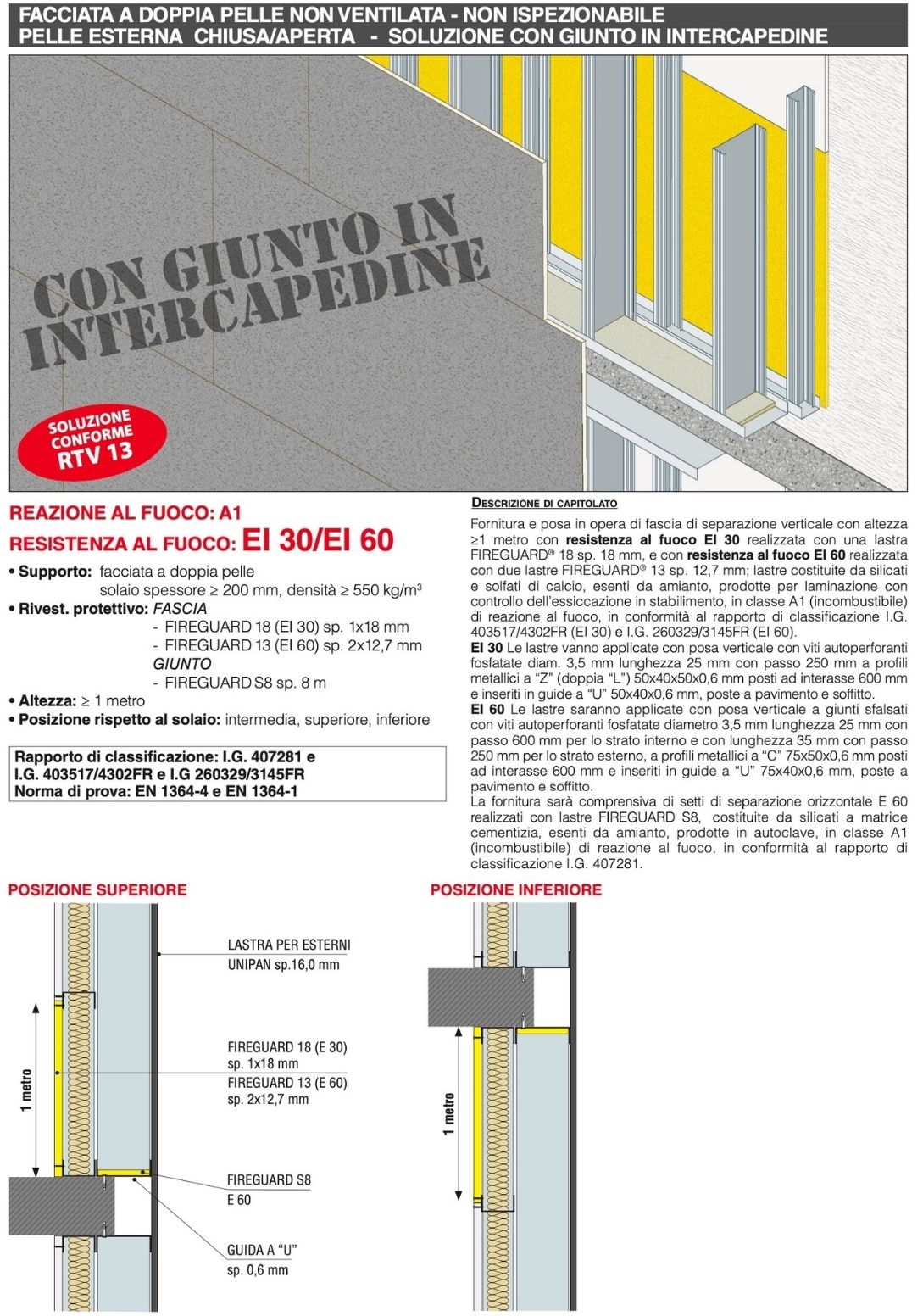 Download spefication Non-ventilated double-skin facades EI30-60 Global Building