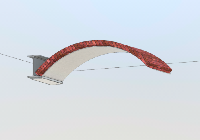 Download revit model F62 Spray potezione volte a botte in muratura