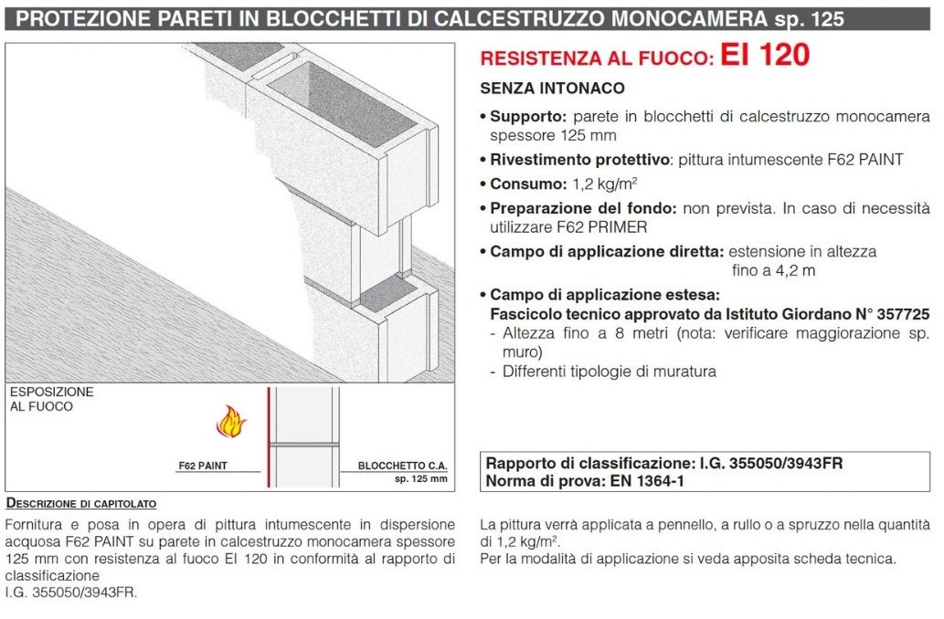 Download  Wall protection in single-chamber concrete blocks, thickness 125 mm Specifications Global Building