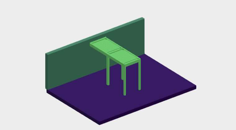 Download BIM model rfa Kedry Neos  Leaning against double column central lenght B