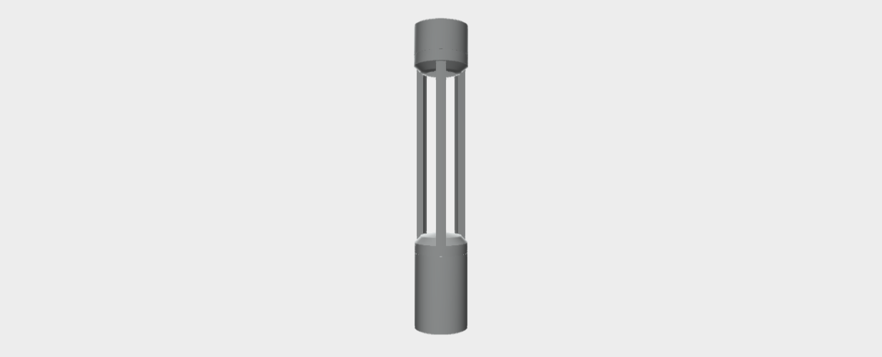 Download 3ds model Tris 90 Bollard Platek