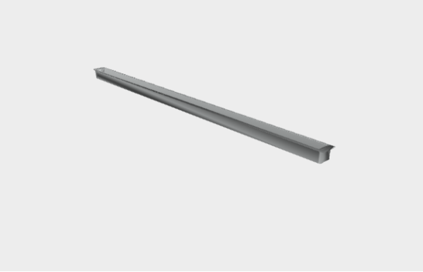 Download 3ds model Mini Corniche ground recessed 900 Platek