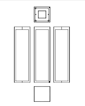 Download 2D dwg CAD model Eterea XL Floor Platek 