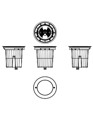 Download 2D dwg CAD model Medio STS Ring