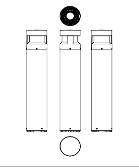Download dwg CAD model Menhir 100 Platek 