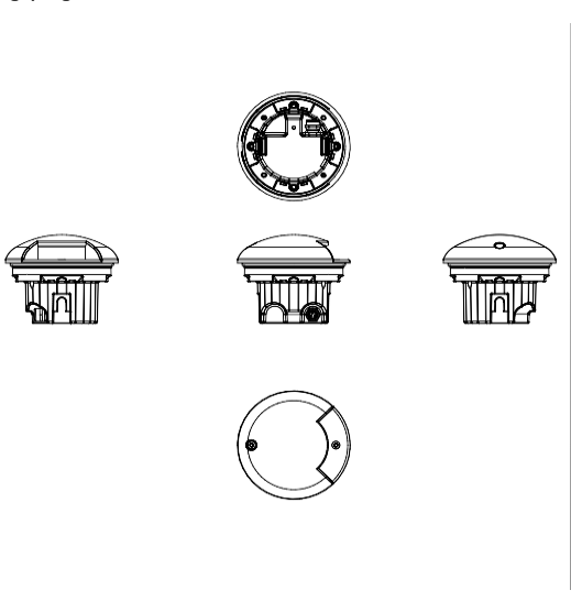 Download dwg CAD model Mini grazing light 1f Platek