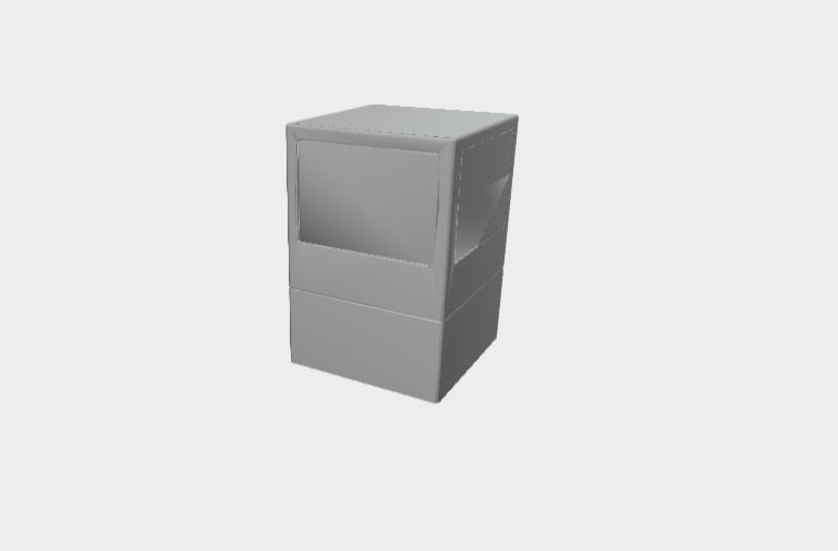 Download 3ds model Mini One 15 Bollard 4 opening 