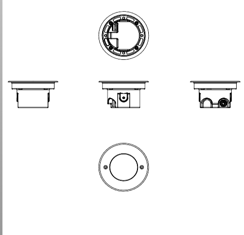 Download dwg CAD model Mini STS Trim in-ground Platek