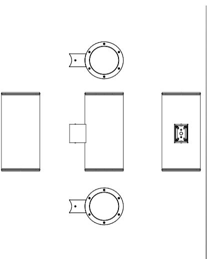 Download 2D dwg CAD model Pole top 2D Platek 