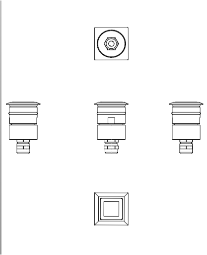 Download 2D dwg CAD model Nano  Inground square