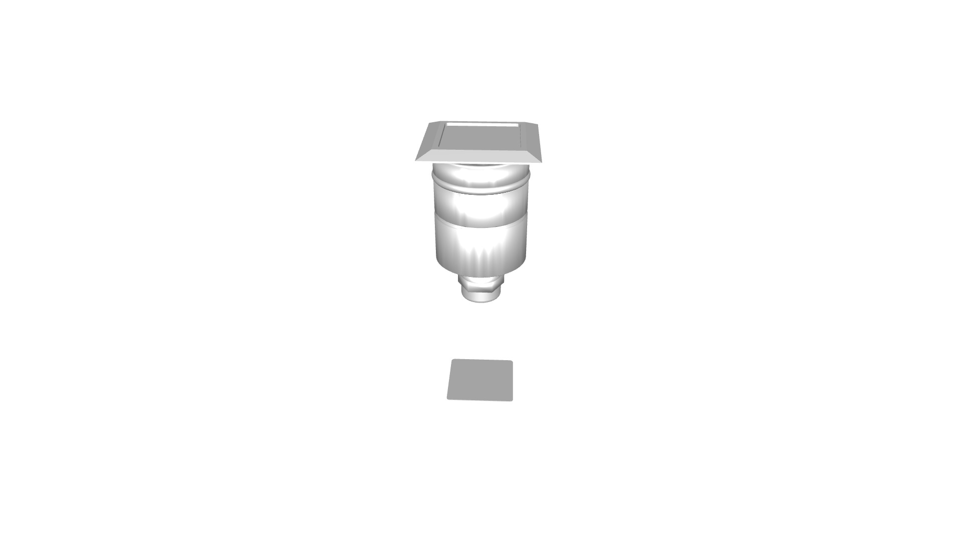 Download 3ds model Nano square inground Platek