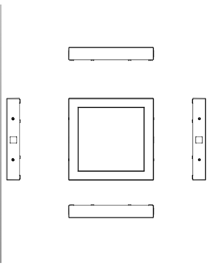 Download 2D dwg CAD model Pix square 26 2D Platek
