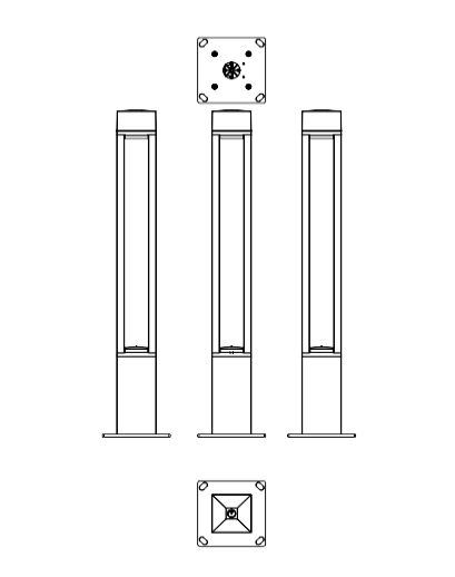 Download 2D dwg CAD model T4 120 2D Platek