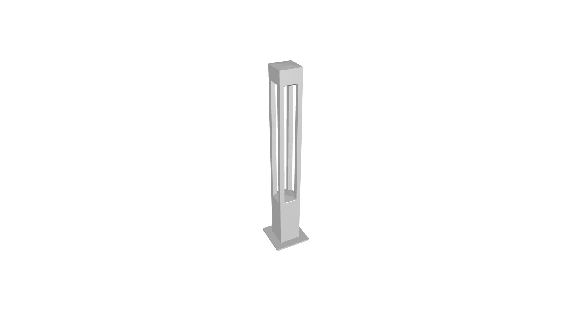 Download 3ds model t4 Bollard Platek