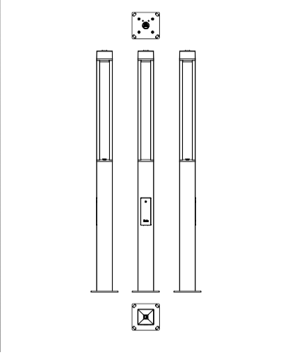 Download 2D dwg CAD model T4 220 Platek