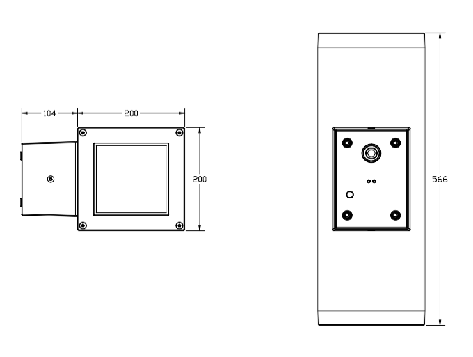 Download 2D dwg CAD model Tetra 200 applique Platek