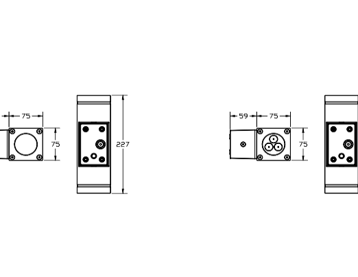 Download 2D dwg CAD model Tetra 75 applique