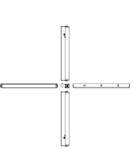Download 2D dwg CAD model Tetra 90 floodlight