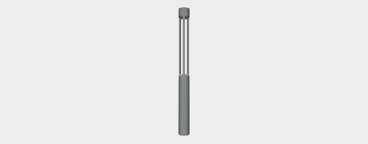 Download 3ds model Tris 180 bollard Platek