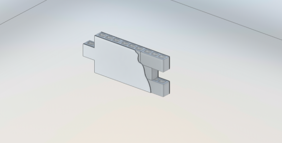 Download revit model F62 Paint Wall protection made of concrete blocks