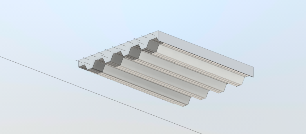 Download revit model F62 Paint - Protection of corrugated sheet metal roofing