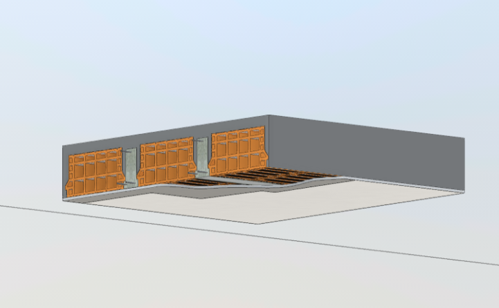 Download revit model global building 62 - Side cement floor protection with plaster 