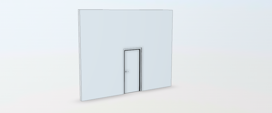 Download BIM ifc model Confort Open 845X2090 Torterolo e Re