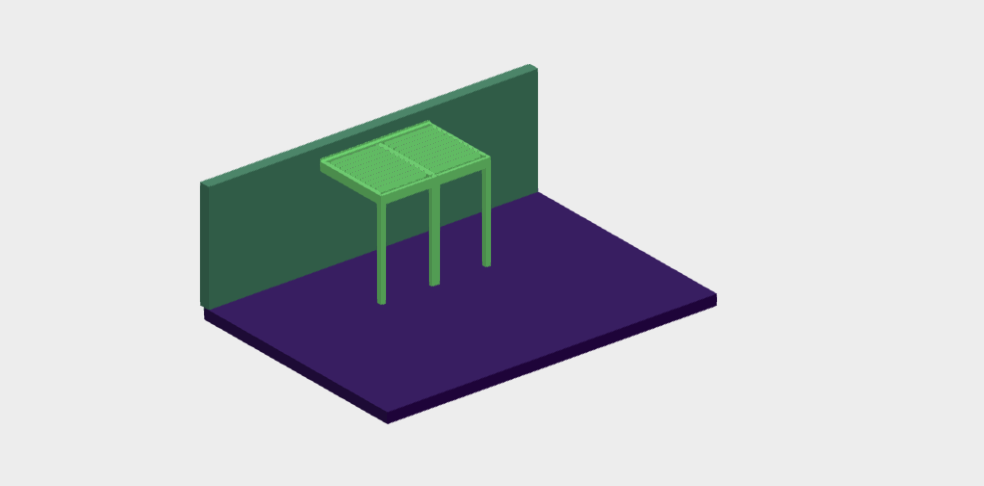 Download  dwg CAD model kedry NeosLeaning against double column central width open