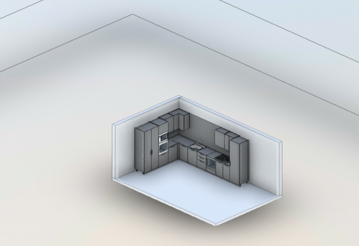 Download BIM revit model Aster Cucine Kitchen 2 Pure Glam