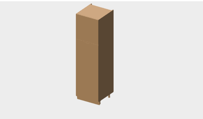 Download dwg CAD model Base column 2 overlapping doors