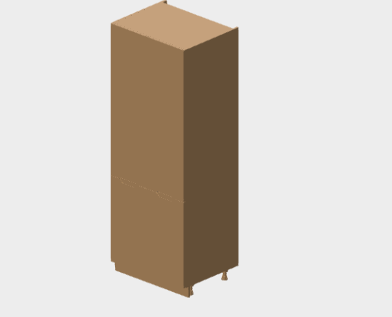 Download dwg CAD model Base Column 4 doors 