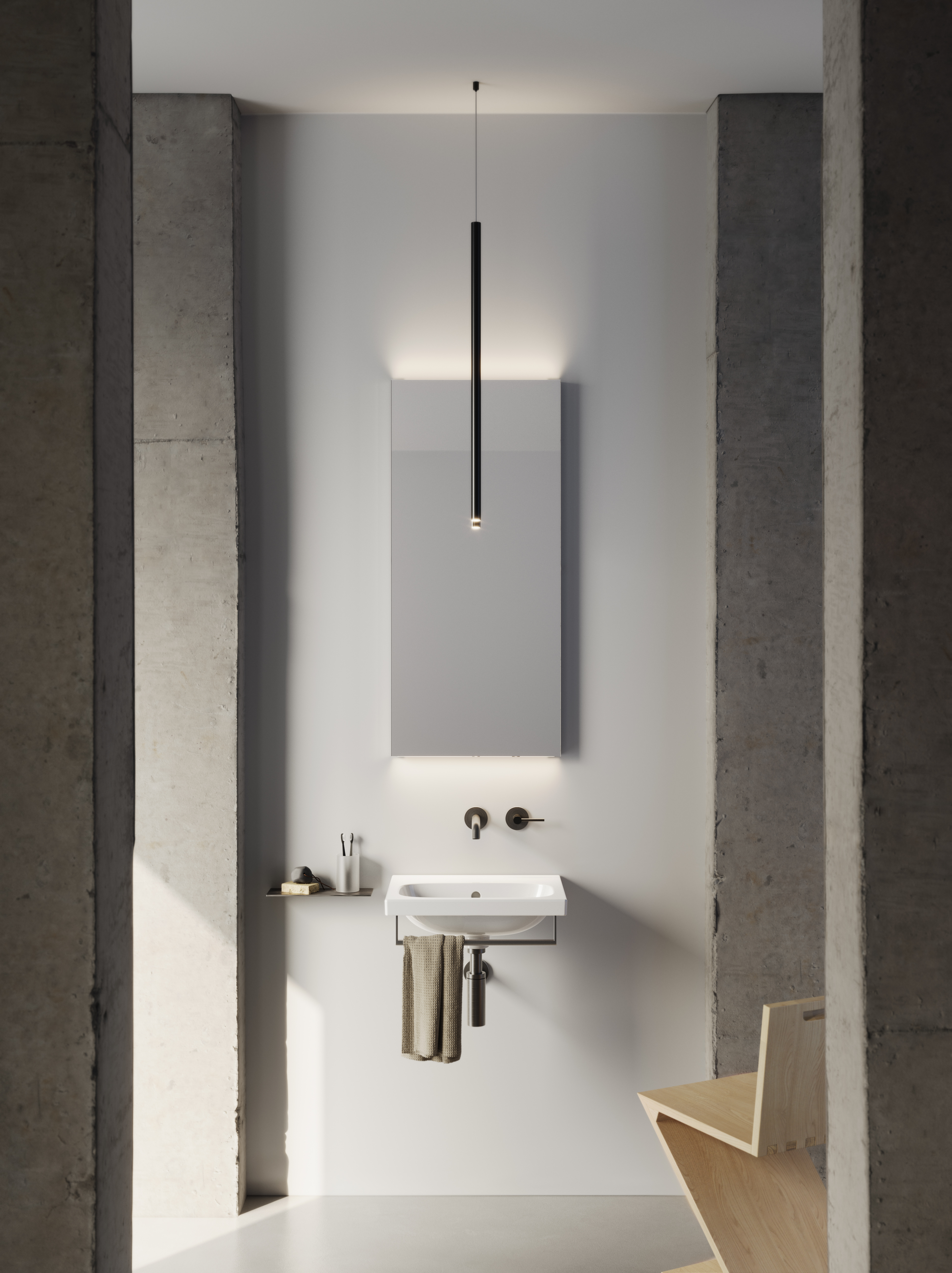 Download jpg img Alvea Set 05 Towel rail Catalano