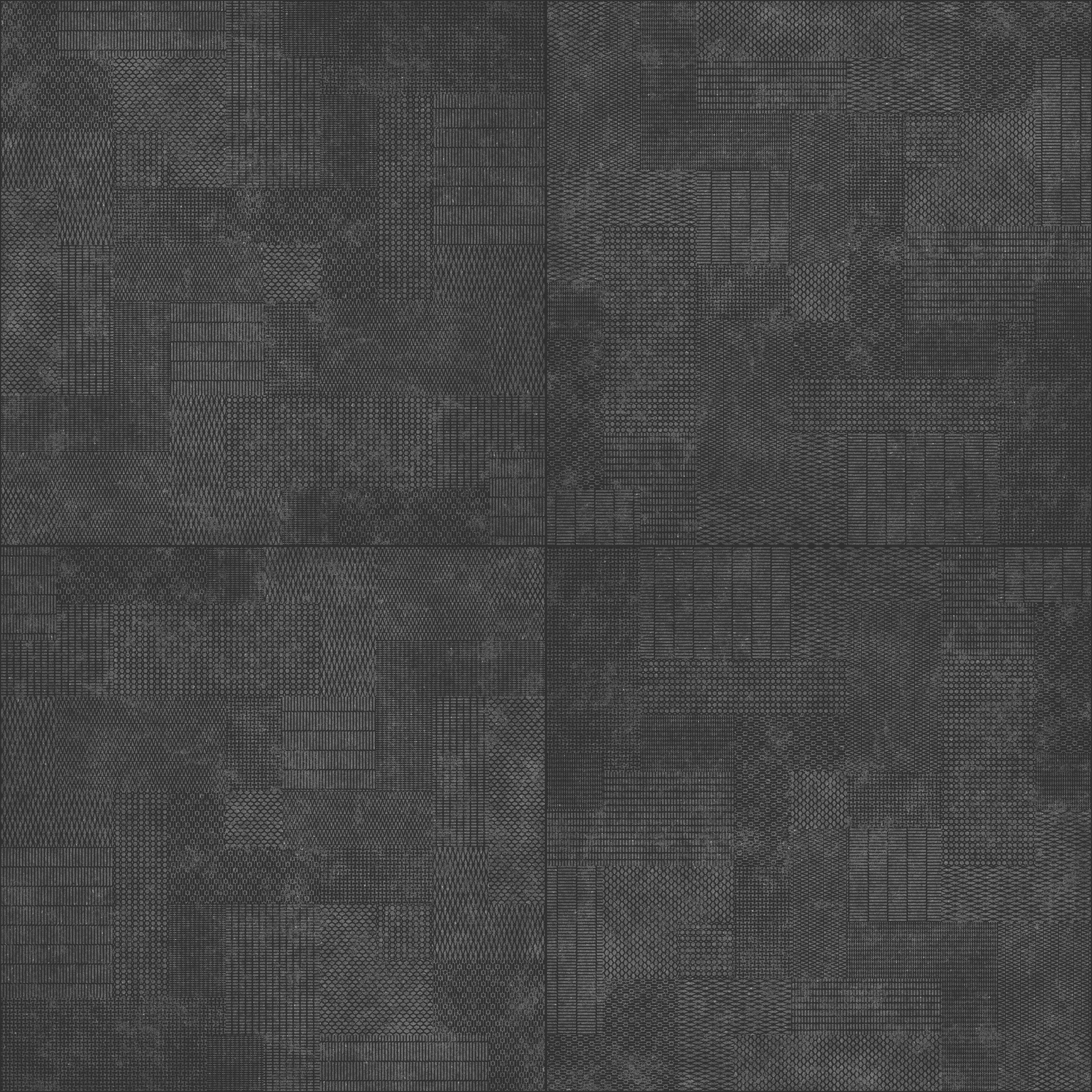 Download 3D texture Trame 3 antracite 120x120 Ceramica Bardelli