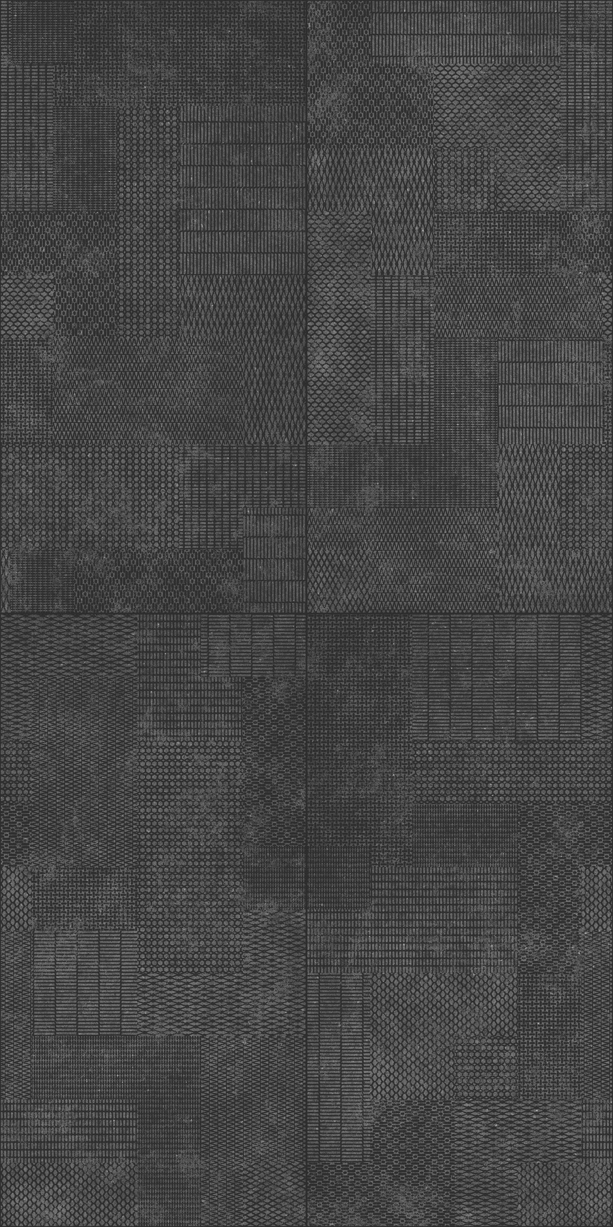 Download 3D texture Trame 3 Antracite 60x120 Ceramica Bardelli