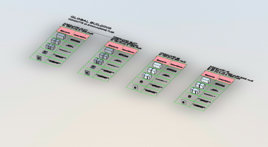 Download BIM revit model Smoke exhaust ducts Global Building