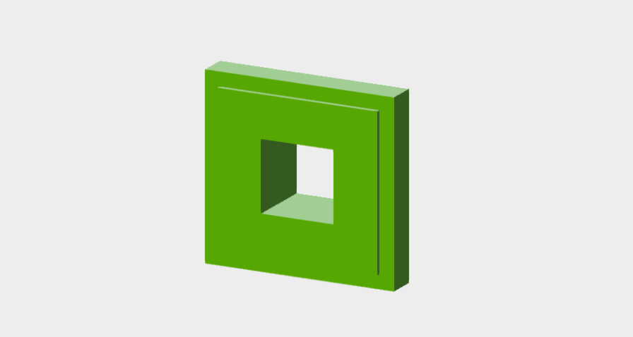 Download sketchup model Horizontal penetration through internal and external fire barriers