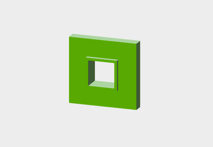Download dwg CAD model Fireguard 45 EI60-90 Horizontal crossing