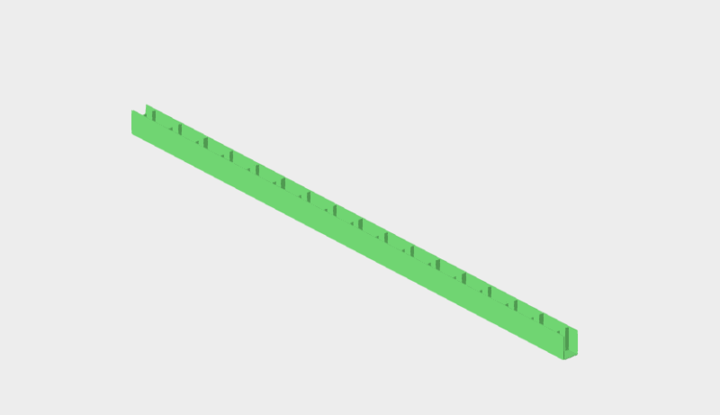 Download dwg CAD model Steel beams Global Building